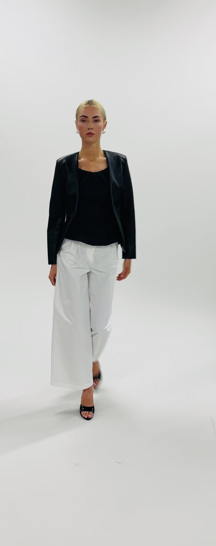Essential Tailored Leather Blazer