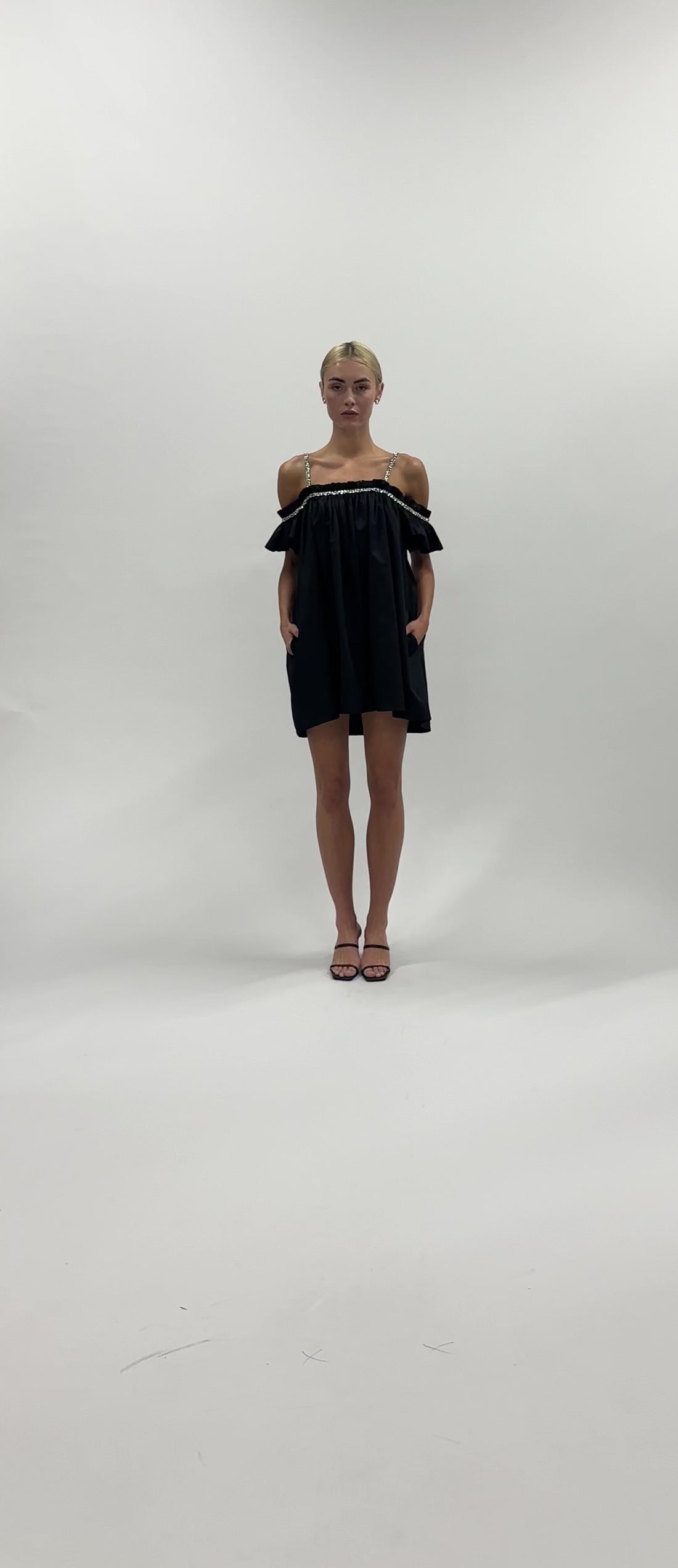 Embellished Swing Dress