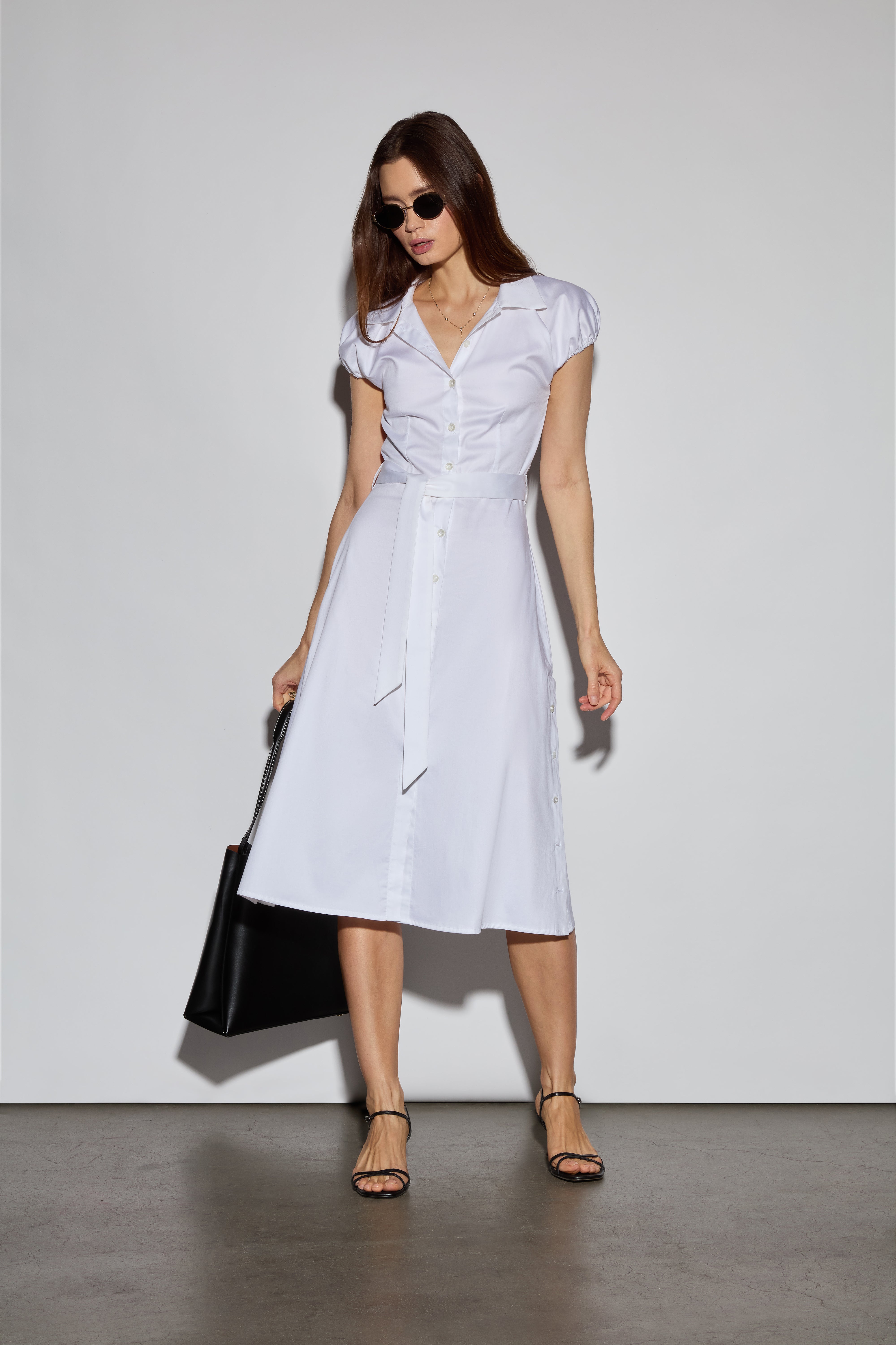 アメリヴィンテージ PLAIN BALLOON SLEEVE SHIRT PUFF SLEEVE SHIRT ZW COLLECTION - White | ZARA United States