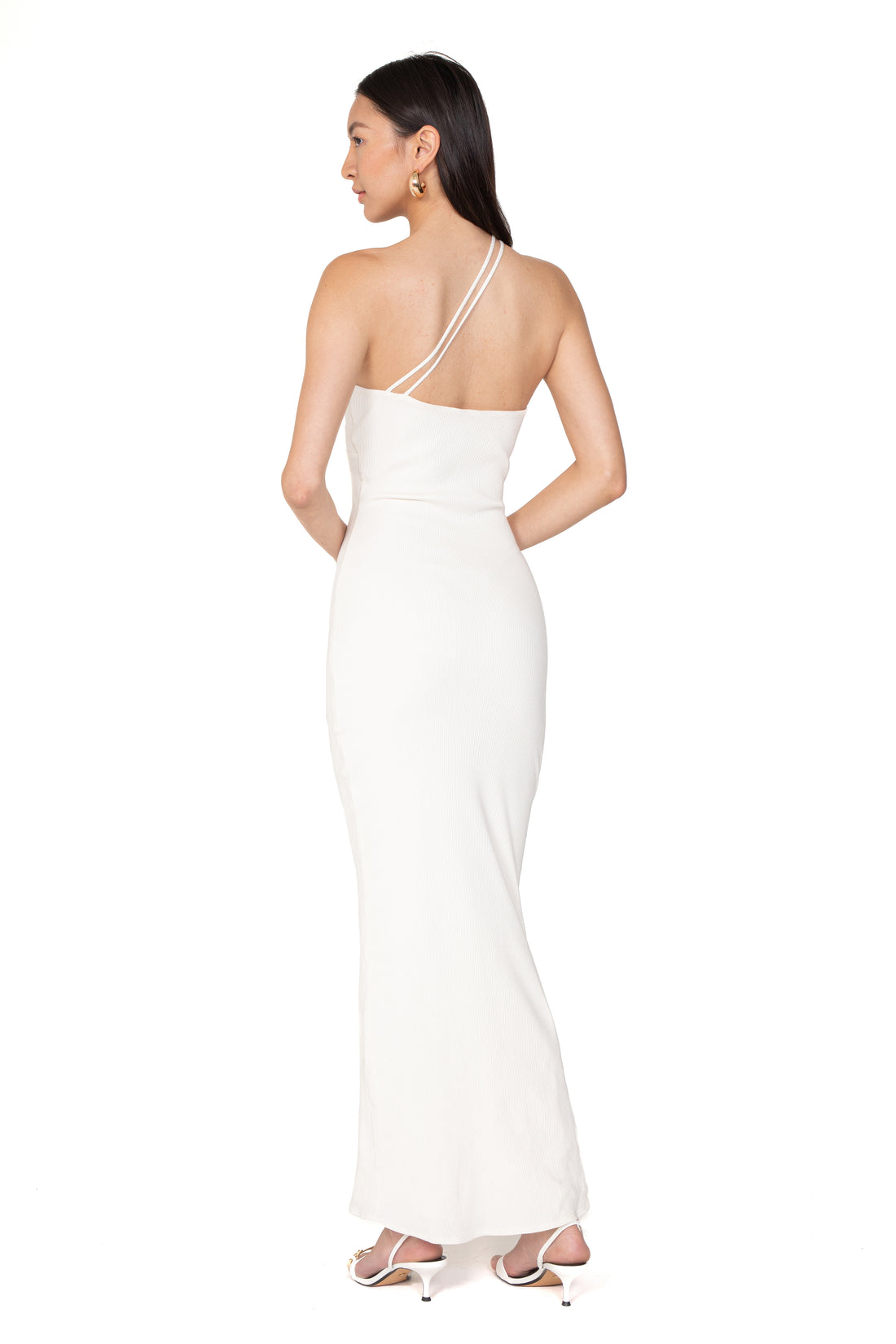 One Shoulder Maxi Dress - Jasmine Elaine 