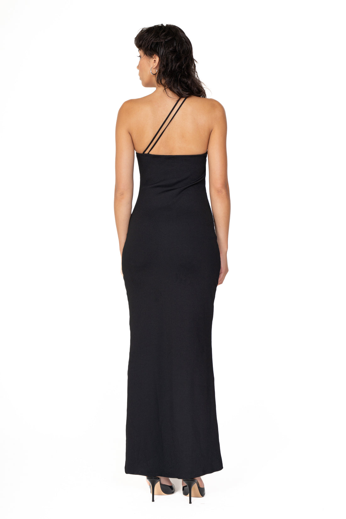 One Shoulder Maxi Dress - Jasmine Elaine 
