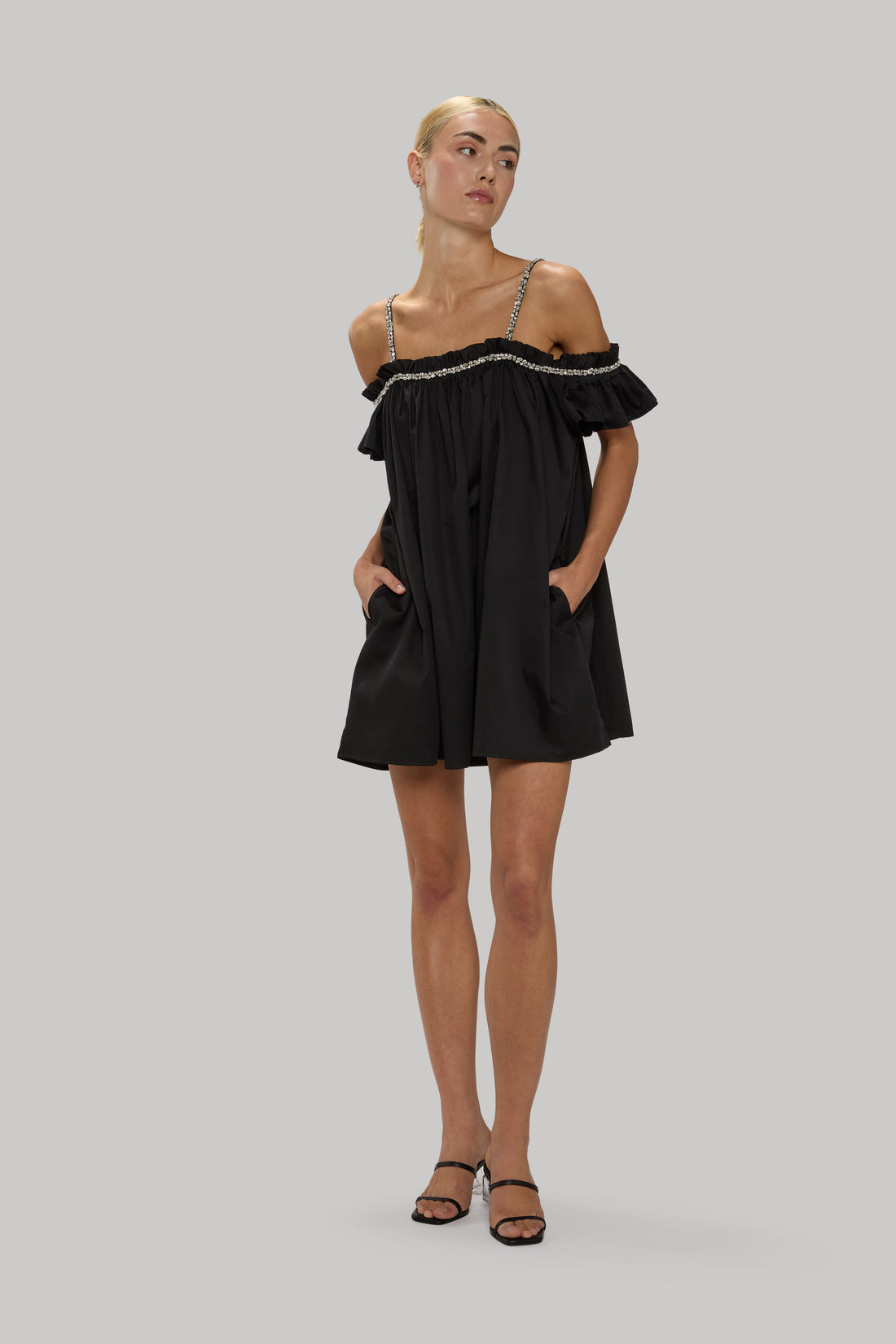Embellished Swing Dress - Jasmine Elaine 