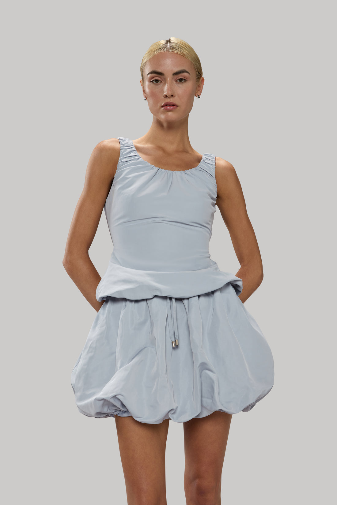 Mini balloon skirt with a playful and voluminous design