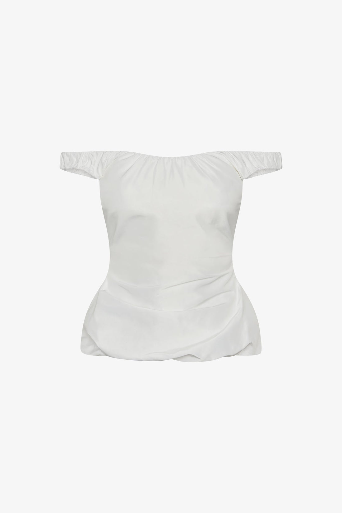 Ruched Tank With Balloon Hem - Jasmine Elaine