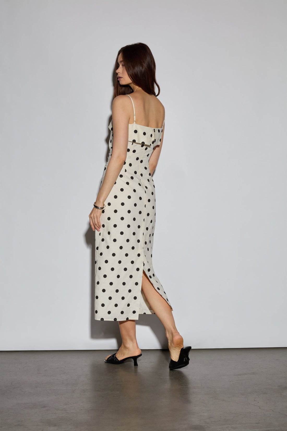 The Polkadot Midi Dress - Jasmine Elaine