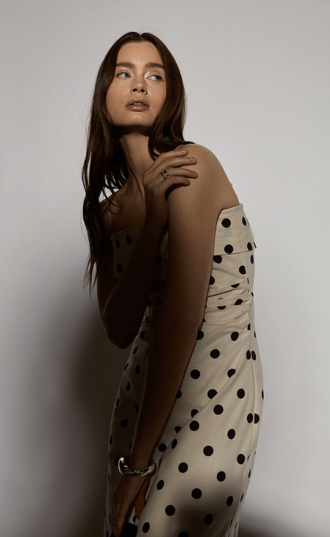 The Polkadot Midi Dress - Jasmine Elaine