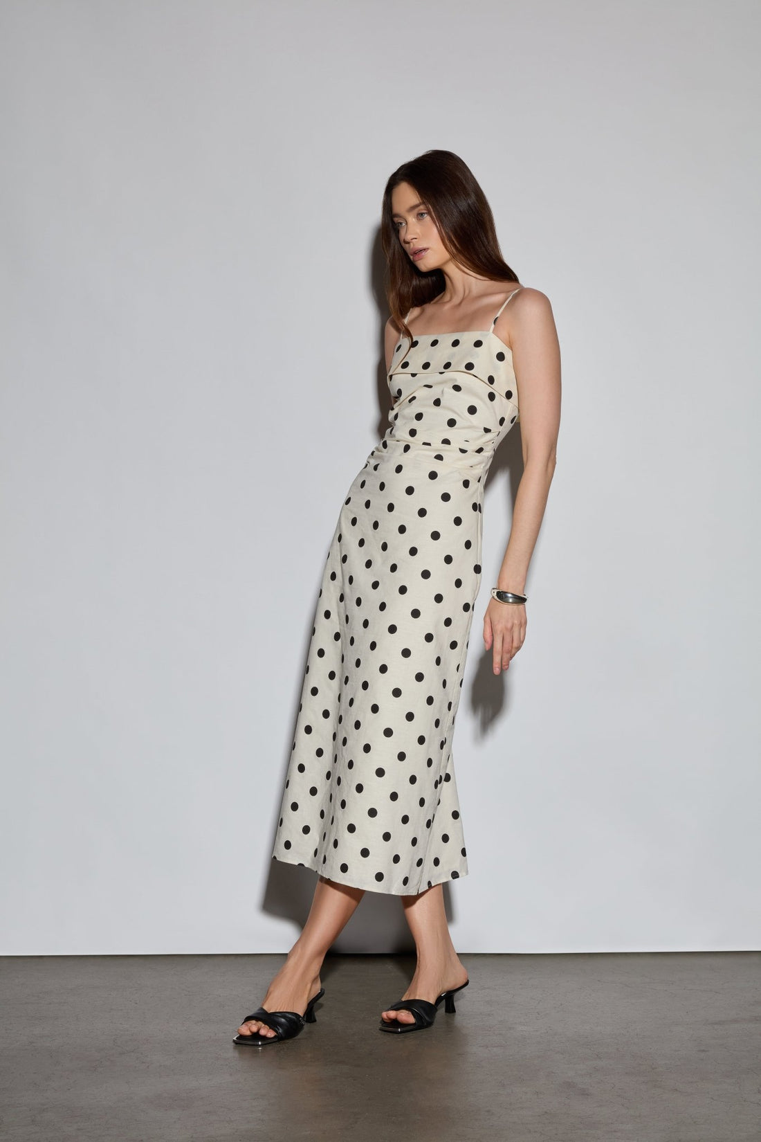 The Polkadot Midi Dress - Jasmine Elaine