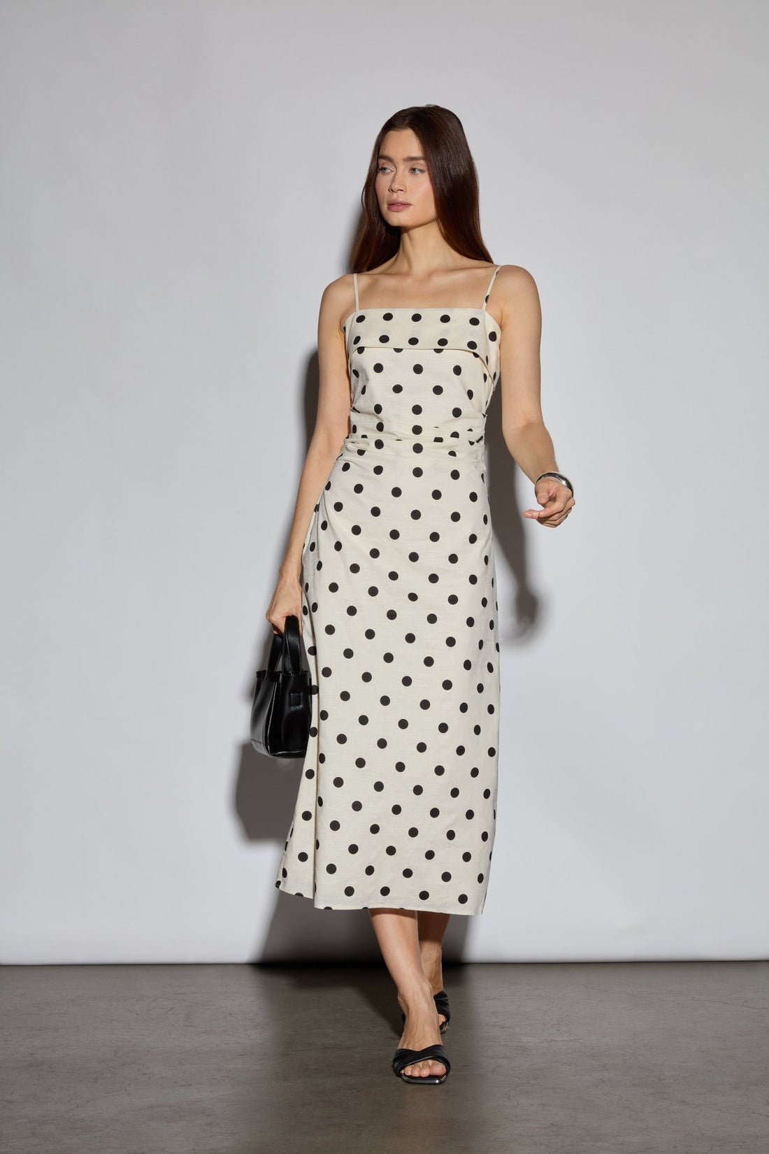 The Polkadot Midi Dress - Jasmine Elaine