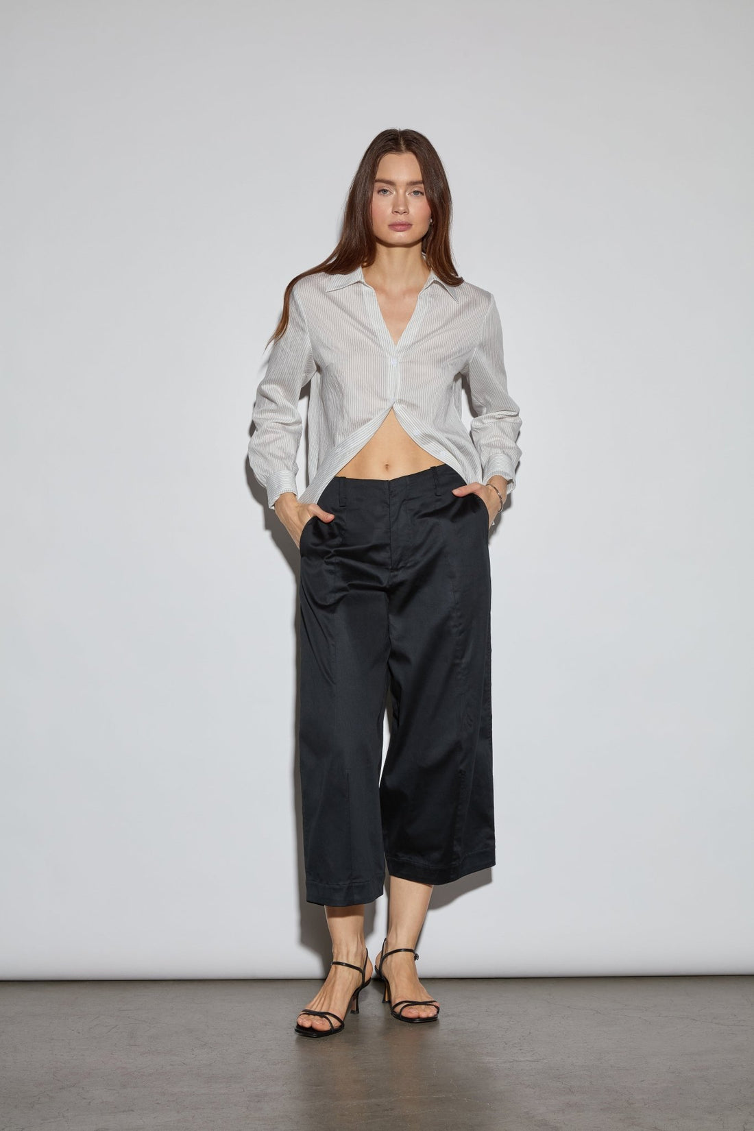 The Stripped Button Up - Jasmine Elaine